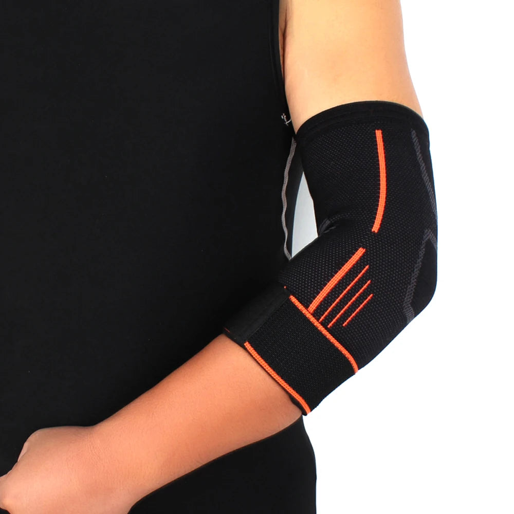 Bandagem de cotovelo, compressão  para tendinite  reduz dor nas articulações